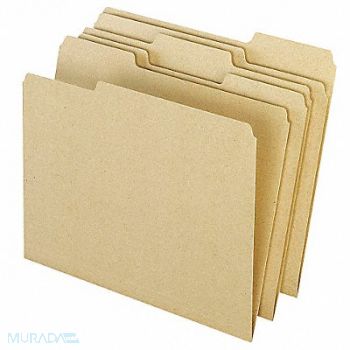 PENDAFLEX Letter File Folders Natural PK100, 23K849