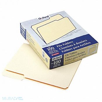 PENDAFLEX Letter File Folders Manila PK100, 23K870