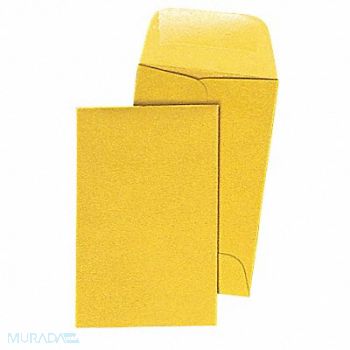 QUALITY PARK Coin Envelopes 2-1/4 H 3-1/2 W PK500, 23K930