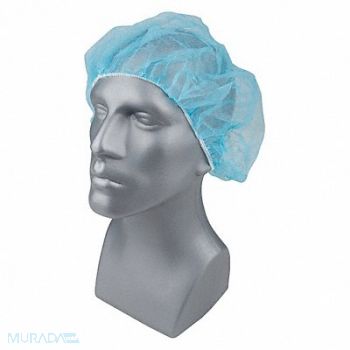 CONDOR H8282 Bouffant Cap Blue 24 in dia PK1000, 23KX20