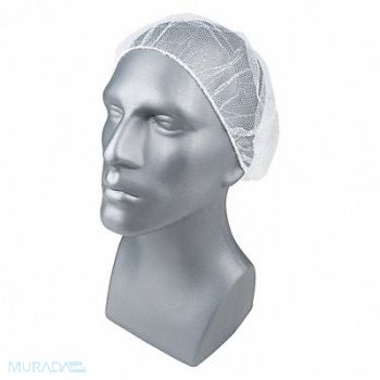 CONDOR Hairnet White 18 in dia PK1000, 23KX30