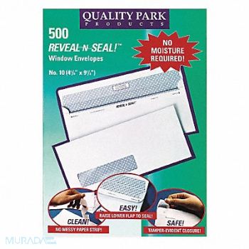 QUALITY PARK Window Envelope Self Adhesive PK500, 23L083