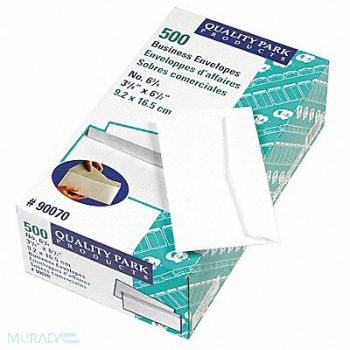 QUALITY PARK Business Envelopes Gummed Flap PK500, 23L094