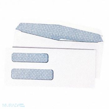 QUALITY PARK Window Envelope Gummed Flap PK1000, 23L126