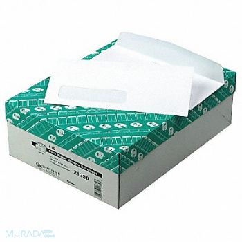 QUALITY PARK Window Envelope Gummed Flap PK500, 23L143