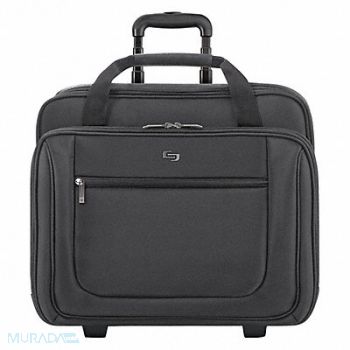 SOLO Roller Laptop Case Black Polyester, 23L301