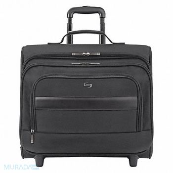 SOLO Roller Laptop Case Black Ballistic Poly, 23L307