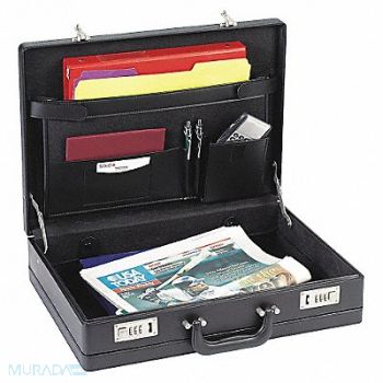 SOLO Briefcase Black Vinyl, 23L319