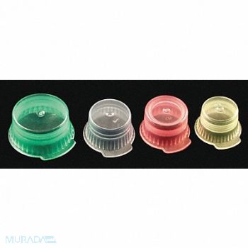STOCKWELL SCIENTIFIC Thumb Caps Push In LDPE Wide Red PK1000, 23M474