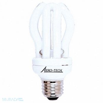 AERO-TECH Screw-In CFL Bulb 2700K 11W 10 000 hr, 23MD08