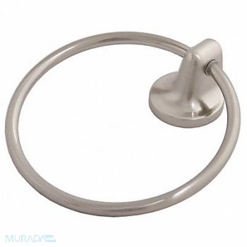 TAYMOR Towel Ring Zinc Satin Nickel 5 7/8 in w, 23MF92