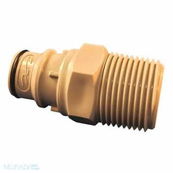 COLDER Coupler Polypropylene 3/4 MNPT Push In, 23MH41