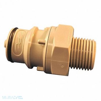 COLDER Coupler Polypropylene Push In Valved, 23MH42