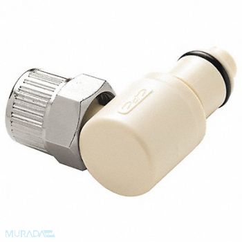 COLDER Coupler Polypropylene Natural Push In, 23MH45