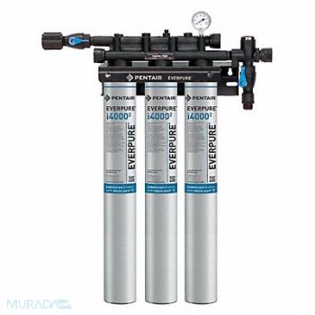 PENTAIR/EVERPURE Water Filter System 0.5 micron 26 1/4 H, 23MU11