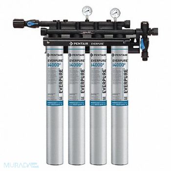 PENTAIR/EVERPURE Water Filter System 0.5 micron 29 3/4 H, 23MU13