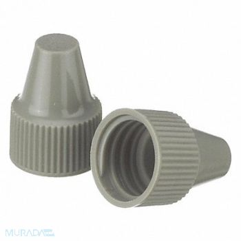 WHEATON Dropper Tip CapPP Gray PK1000, 49WG87