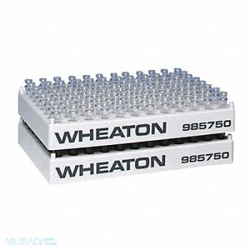 WHEATON Vial Rack Holds 96 PK5, 23NF45