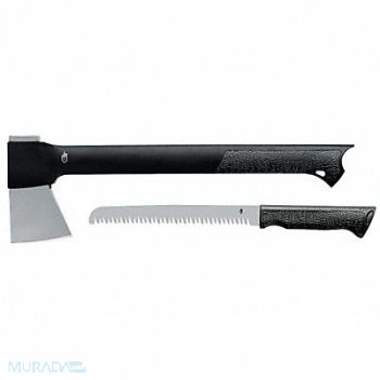 GERBER Axe w/Handsaw 2-45/64 x 15-5/8 in 26 oz, 23NK63
