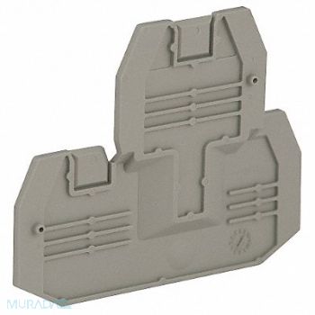 SCHNEIDER ELECTRIC TermBlkEndPlt NSYTRV Plastic ScrewMount, 23NY26