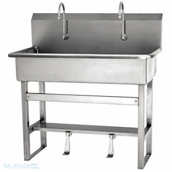 SANI-LAV SaniLav Wash Sta Rect 37inx16-1/2inx8in, 23PH37