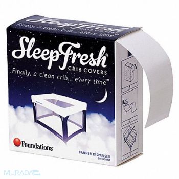 FOUNDATIONS Crib Ribbons Paper White PK150, 23TL98