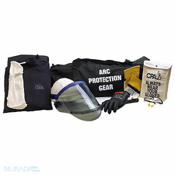 CHICAGO PROTECTIVE APPAREL H5438 Arc Flash Jacket and Bib Kit Navy 5XL, 23TN75
