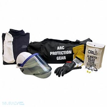 CHICAGO PROTECTIVE APPAREL H5439 Arc Flash Coverall Kit Navy 3XL, 23TN81