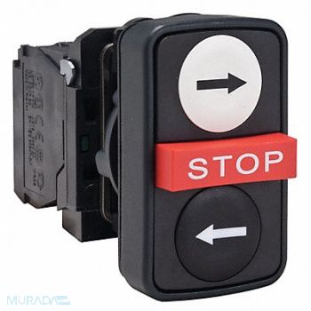 SCHNEIDER ELECTRIC Non-Illum Multi Push Contact Arrows, 23V763