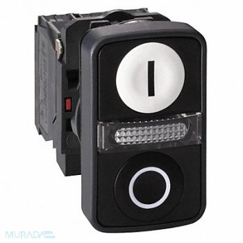 SCHNEIDER ELECTRIC Multi-Head Push Button Illum 22mm Plastc, 23V782