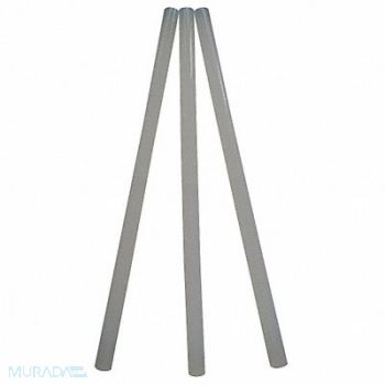 WESTWARD Hot Melt Adhesive 7/16 Dia 10 L PK12, 23X758