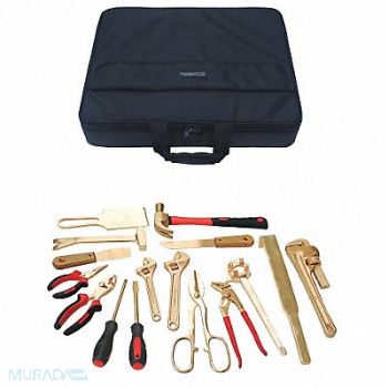 WESTWARD Hazmat Nonsparking Tool Set 16 pc., 23X823