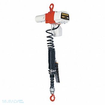 HARRINGTON Electric Chain Hoist 400 lb 6 ft 120, 23XR27