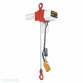 HARRINGTON Electric Chain Hoist 400 lb 15 ft 120, 23XR29