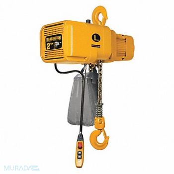 HARRINGTON Elec. Chain Hoist w/Trolley 4000 lb., 23XR86