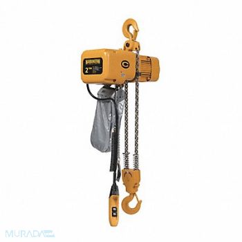 HARRINGTON Electric Chain Hoist 4000lb 20ft 230/460, 23XR78