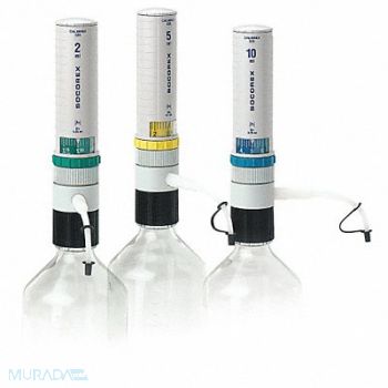 WHEATON Bottle Top Dispenser 0.25 to 2mL, 23Y322