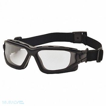 PYRAMEX Dual Pane Goggle Clear Lens Antifog, 23Y598