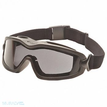 PYRAMEX Dual Pane Goggle Gray Lens Antifog, 23Y656