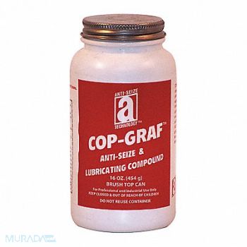 ANTI-SEIZE TECHNOLOGY Gen Purp Anti-Seize 16 oz BrshTp Cn, 23YA29