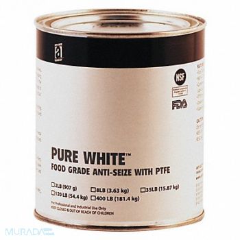 ANTI-SEIZE TECHNOLOGY Food Grade Anti-Seize 2 lb Can, 23YA71
