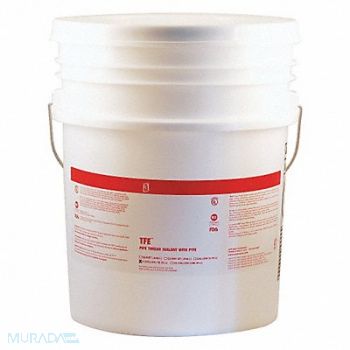 ANTI-SEIZE TECHNOLOGY Pipe Sealant 5 gal White 500F, 23YA88