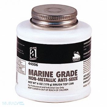 ANTI-SEIZE TECHNOLOGY Marine Grade Anti-Seize 6 oz BrshTp Cn, 23YC71