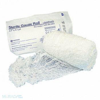 MEDSOURCE Rolled Gauze 4.5 x 4.1 yd. PK100, 23YH71
