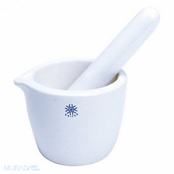 UNITED Mortar and Pestle Porcelain Glzd 1150C, 23YW19