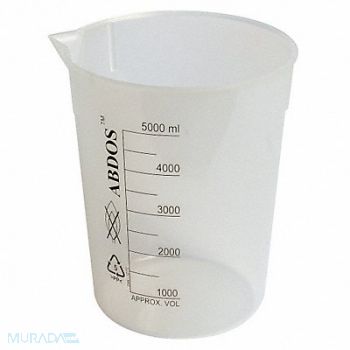 UNITED Graduated Beaker 10 000mL PP, 23YW43