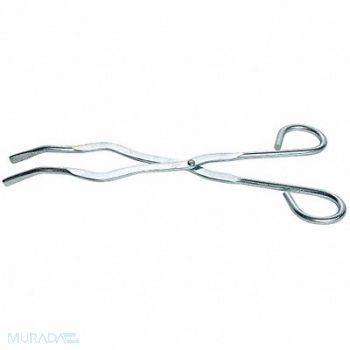 UNITED Crucible Tongs Plated Steel 9in 2in Zinc, 23YX25