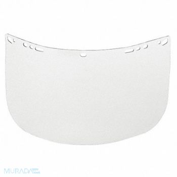 BULLARD Visor Clear 8InH x 15InW x 0.06In Thick, 23Z429