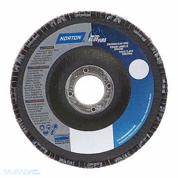 NORTON H7428 Fiber Disc 4 1/2 in Dia 7/8in Arbor, 23Z574