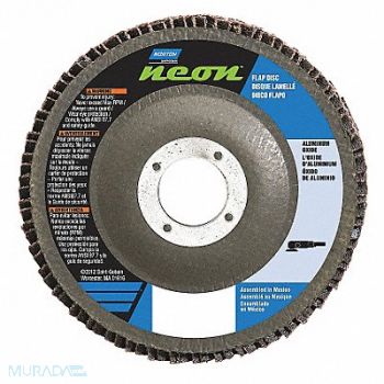 NORTON H7390 Fiber Disc 4 1/2 in Dia 5/8in Arbor, 23Z556